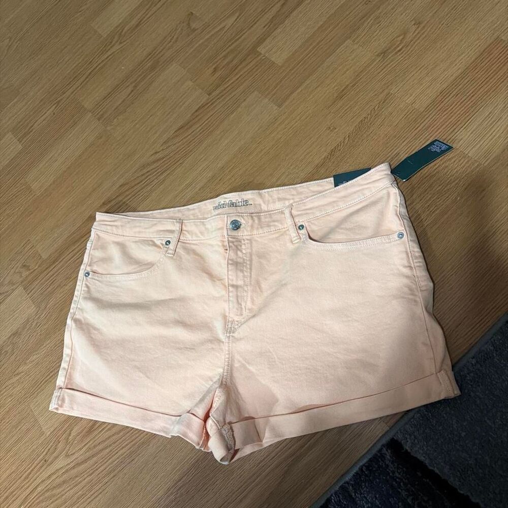 Wild-fable Women's Orange and Pink Shorts